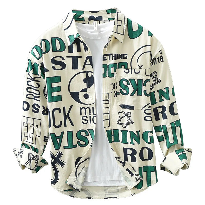 Camisa Cavell  Hyde Lettering