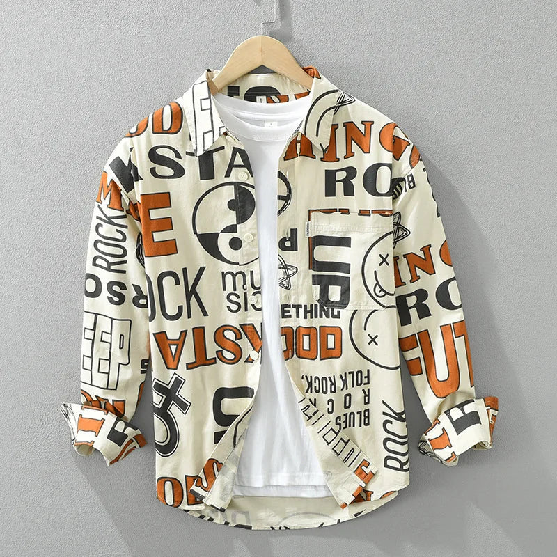 Camisa Cavell  Hyde Lettering