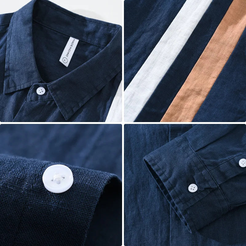 Camisa Cavell Royal - Linho