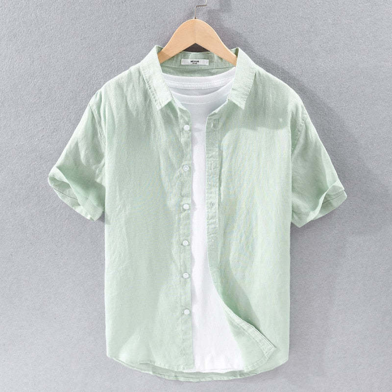 Camisa Cavell Monogram - Linho