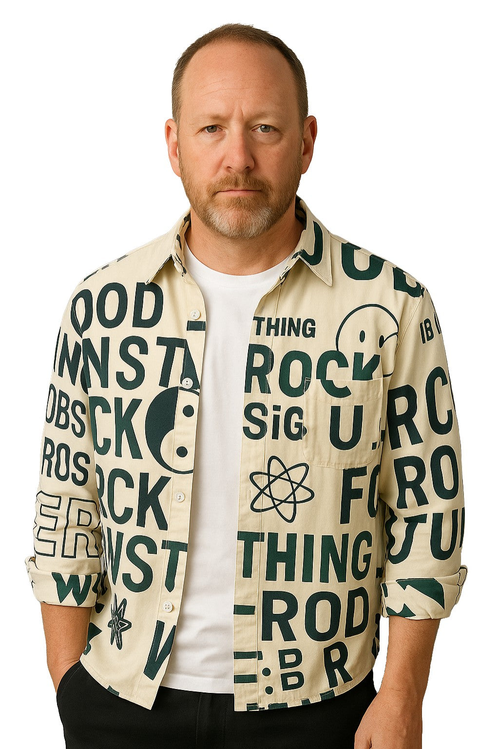 Camisa Cavell  Hyde Lettering