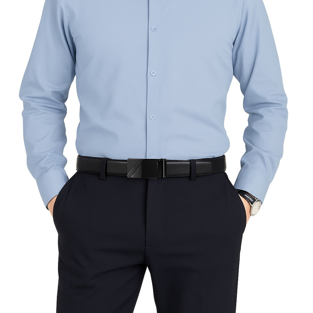 Cinto Social Masculino de Couro Cavell CT06