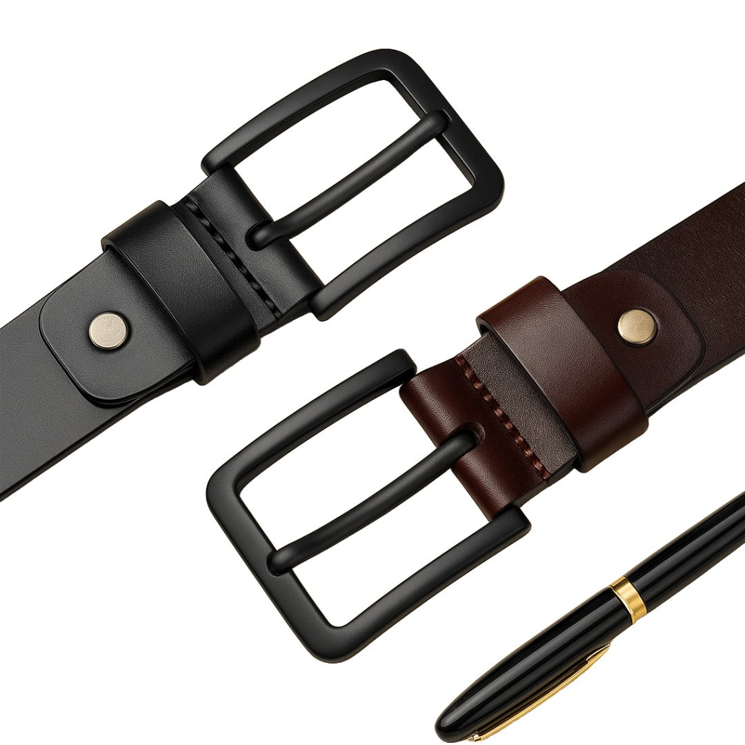 Cinto Masculino de Couro Cavell CT07