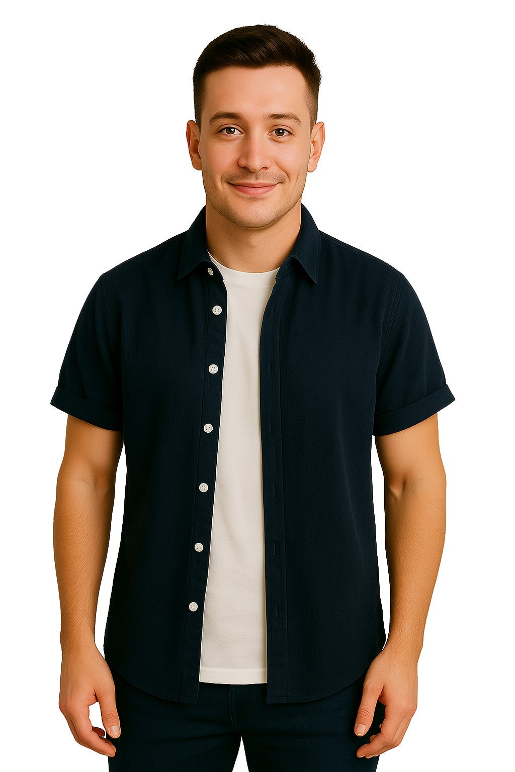 Camisa Cavell Monogram - Linho